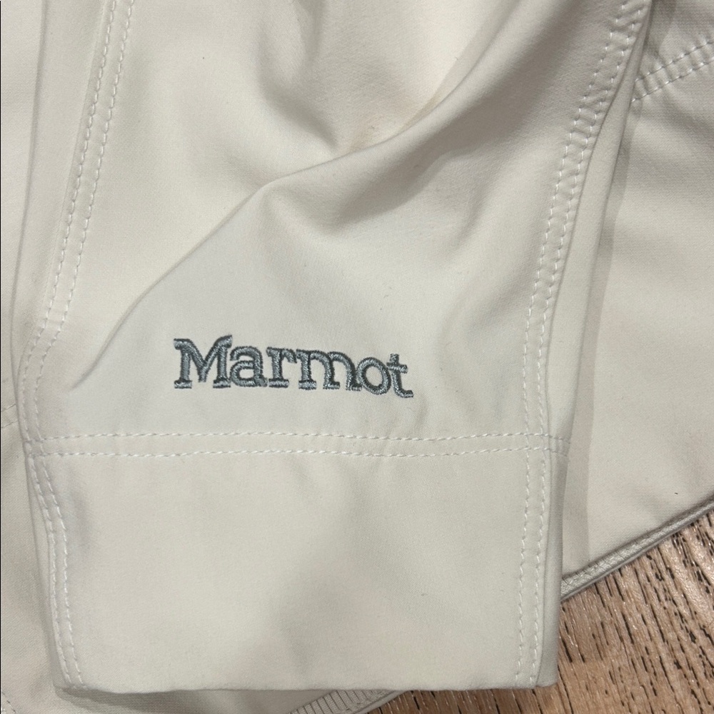 Marmot Cream Soft Shell Hooded Jacket - Picture 3 of 6